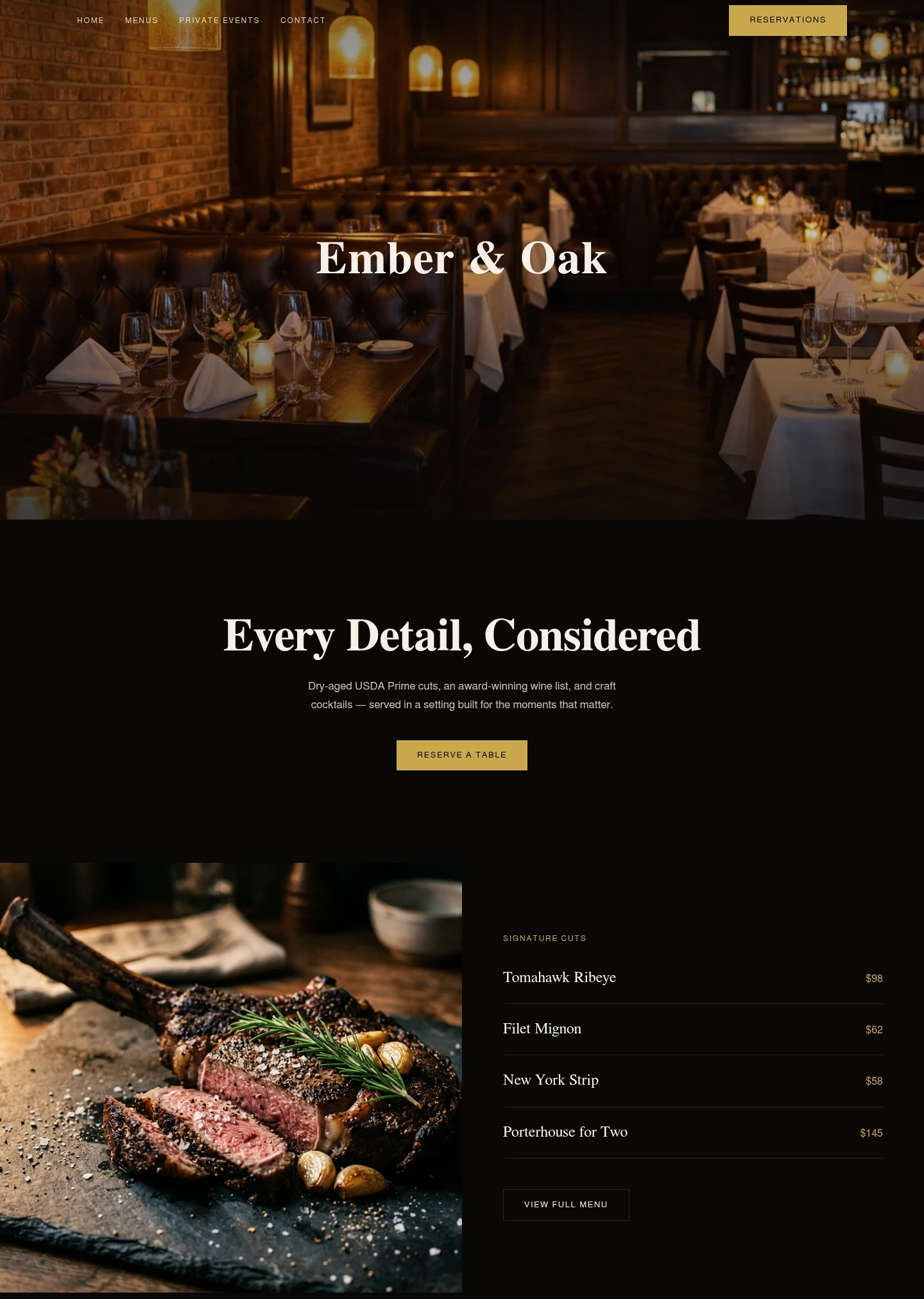 Lacquer website design style preview